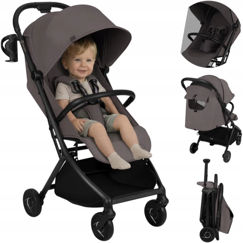Lionelo Sia Καρότσι Ταξιδίου έως 22kg Biege Taupe