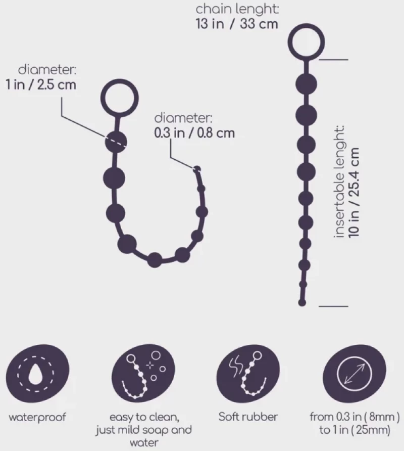 Πρωκτικές Μπάλες - 10 Μπάλες - Ροζ