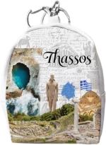 Πορτοφόλι Souvenir μπρελόκ mini - PVC - Thassos - 7*9*4.5cm - 871795