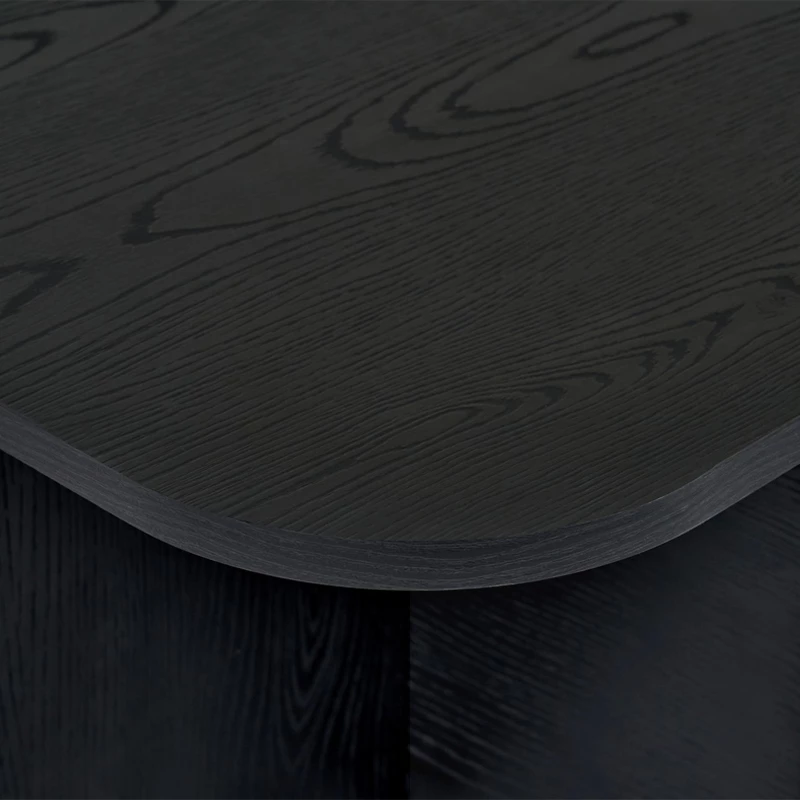 Τραπεζάκι σαλονιού Becaj χρώμα black wood 120x60x41,4εκ.