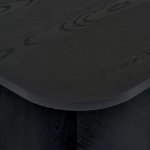 Τραπεζάκι σαλονιού Becaj χρώμα black wood 120x60x41,4εκ.