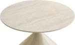 PIETRA COFFEE TABLE SET 2ΤΕΜ CREAM CREAM 70x70x40cm