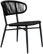 SEDAI ΚΑΡΕΚΛΑ ΜΑΥΡΟ ΜΑΥΡΟ 55x60x78cm