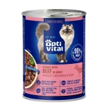 OPTIVITAL Beef in gravy - wet cat food - 415g