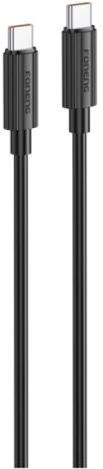 Καλώδιο Σύνδεσης USB 2.0 Foneng XS07 USB C σε USB C 60W 1.2m Μαύρο