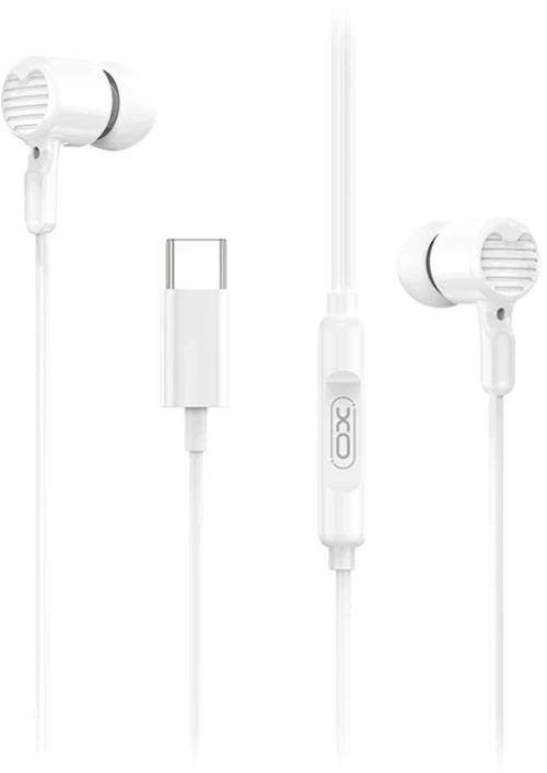 XO 249-0079 XO-EP81 In-ear Handsfree Ακουστικά με Βύσμα USB-C Λευκό