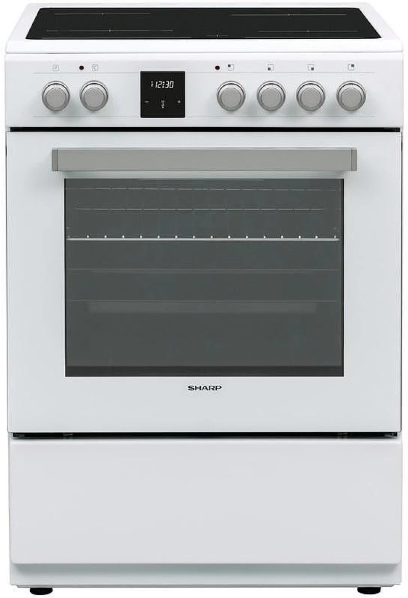 Sharp KF-76FVDT22WMK-EU Κουζίνα 65lt με Κεραμικές Εστίες Π60εκ. Λευκή