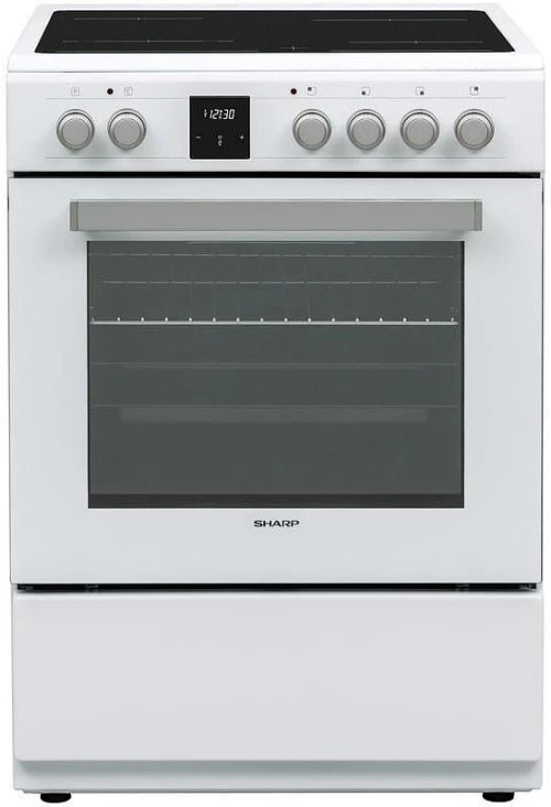 Sharp KF-76FVDT22WMK-EU Κουζίνα 65lt με Κεραμικές Εστίες Π60εκ. Λευκή