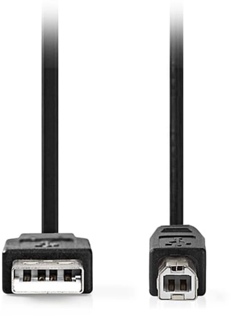 Nedis 233-2537 USB 2.0 Cable USB-A male - USB-B male Μαύρο 2m CCGL60100BK20