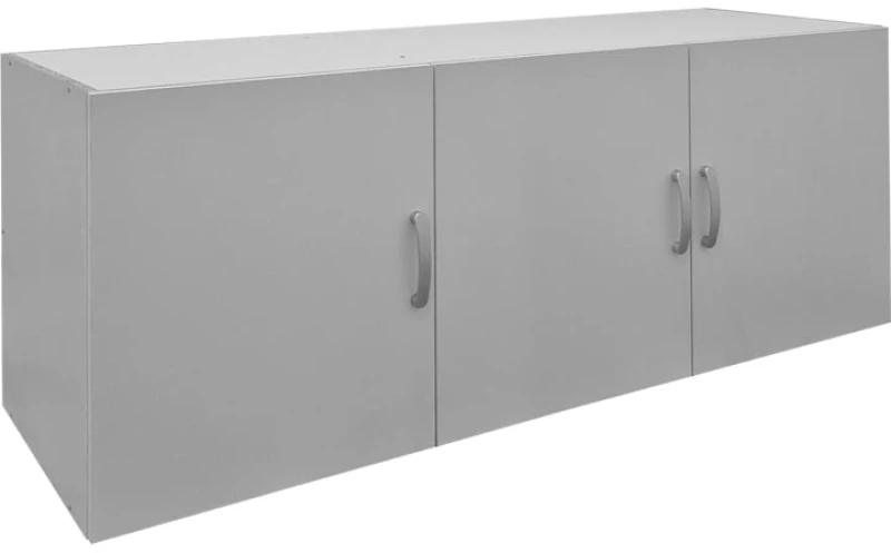 Πατάρι ντουλάπας τρίφυλλο Alvia pakoworld λευκό 150x51x60εκ