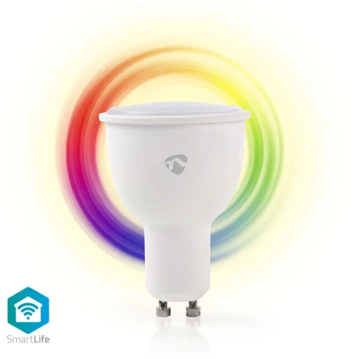 Nedis 233-0538 Smart Λάμπα LED 6W για Ντουί E27 και Σχήμα A60 RGB 470lm Dimmable