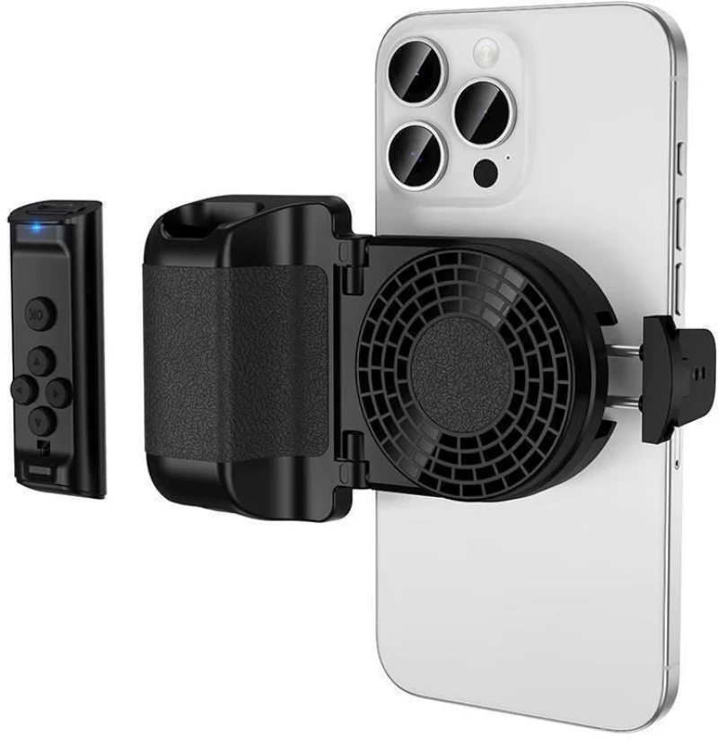 Hoco K33 Λαβή Στήριξης Κινητού με Bluetooth Τηλεχειριστήριο, Βάση & Περιστροφή 360° Μαύρο