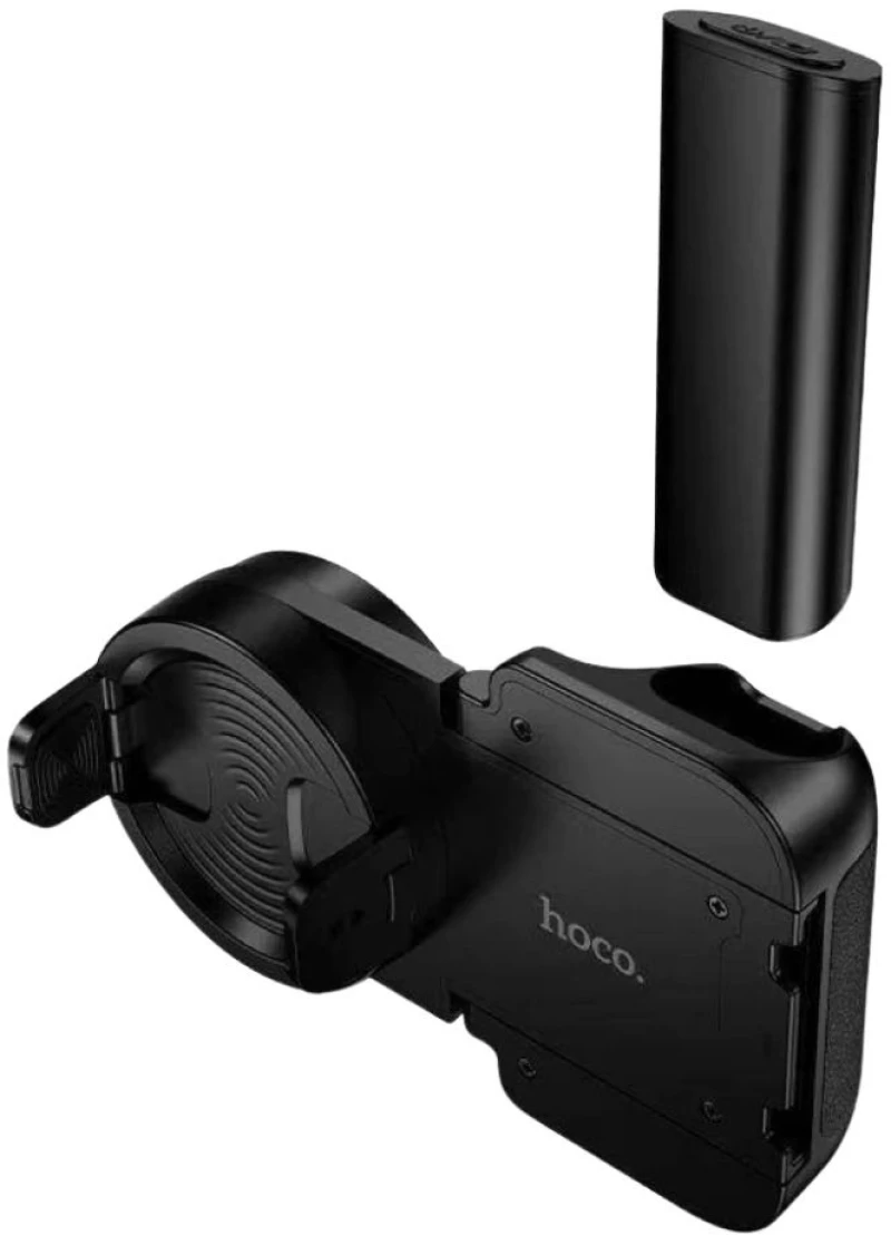 Hoco K33 Λαβή Στήριξης Κινητού με Bluetooth Τηλεχειριστήριο, Βάση & Περιστροφή 360° Μαύρο