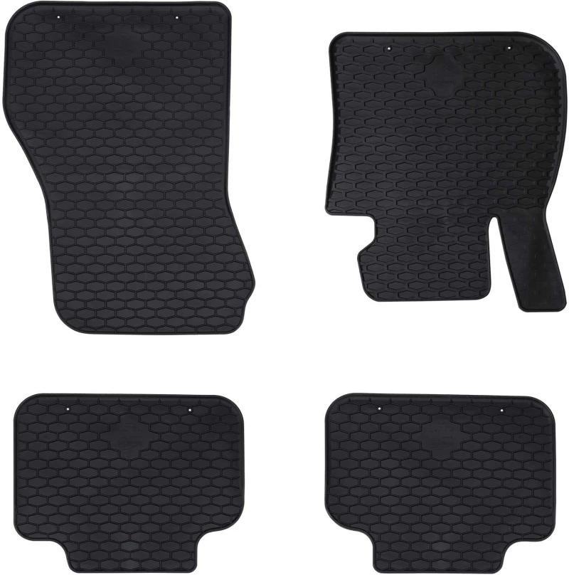 Πατάκι αυτοκινήτου 4 pcs Μαύρο κατάλληλο για BMW 1er 2017- Μαύρο 42029111