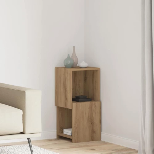 Γωνιακό Ντουλάπι Artisan Oak 30,5x30x65εκ Επεξεργασμένο ξύλο Καφέ 889844