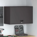 Ντουλάπι τοίχου για γκαράζ Μαύρο 80 x 40 x 53 εκ Μαύρο 883264