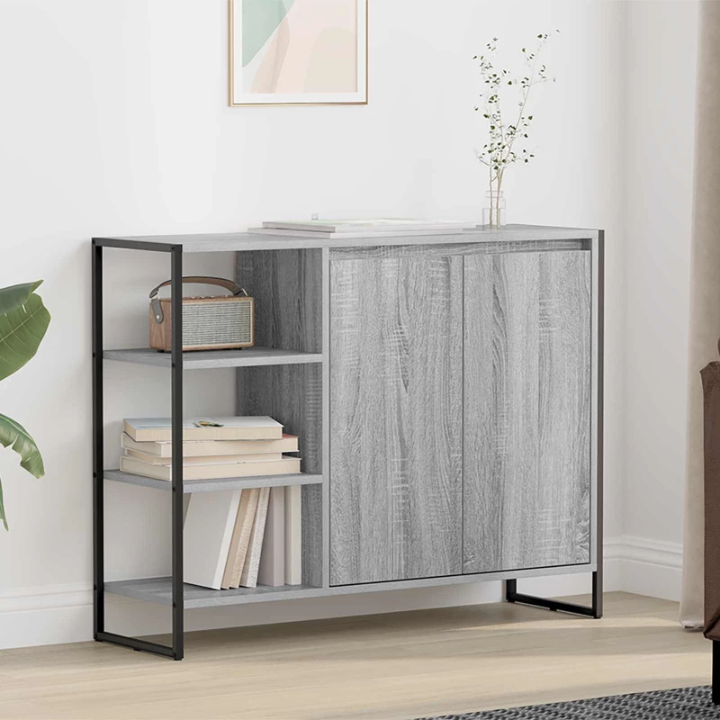 Βοηθητικό ντουλάπι Γκρίζο Σονομα 96.5 x 30 x 75 εκ Γκρι 886615