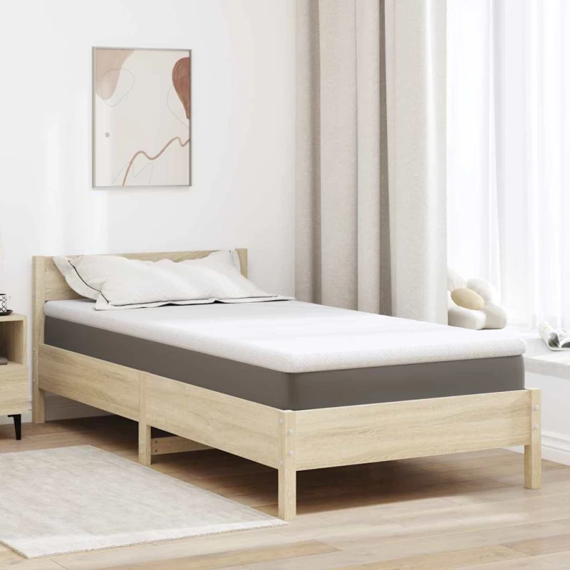 Στρώματα Λευκό 90 x 190 cm 100% ύφασμα πολυεστέρα με τζακάρ Λευκό 4106178