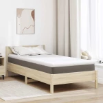 Στρώματα Λευκό 90 x 190 cm 100% ύφασμα πολυεστέρα με τζακάρ Λευκό 4106178