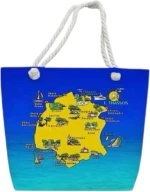Τσάντα θαλάσσης τουριστική - Thassos - 48*37*13cm - 871934 871934