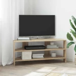 ΓωνιακήΒάσηΤηλεόρασης Δρύς Sonoma 102x40,5x45εκ Γκρι 889767