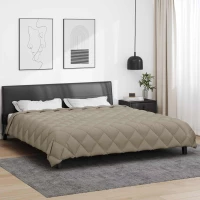 Χειμερινό Παπλωματοθήκη Ανοιχτό γκρι 220 x 240 cm Μικροΐνες Ανοιχτό γκρι 42025749