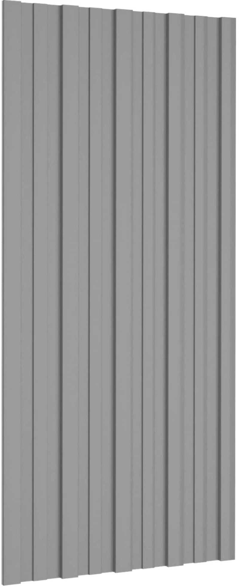 Πάνελ οροφής 36 pcs Γκρι 100 x 45 cm Γαλβανισμένος χάλυβας Γκρι 42047124