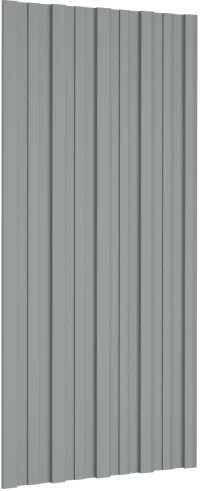 Πάνελ οροφής 36 pcs Γκρι 100 x 45 cm Γαλβανισμένος χάλυβας Γκρι 42047124