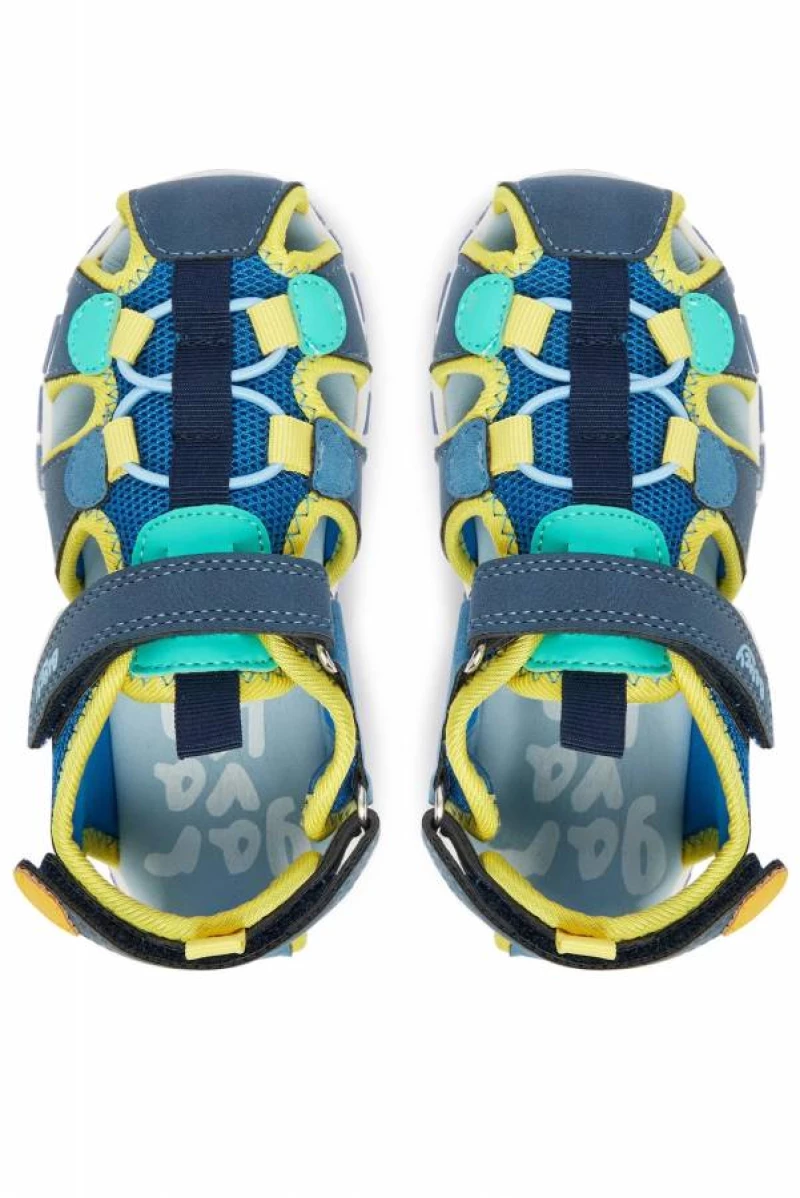 GARVALIN SANDALIA BLUEY TREKKING 262858-A008 BLUE/YELLOW