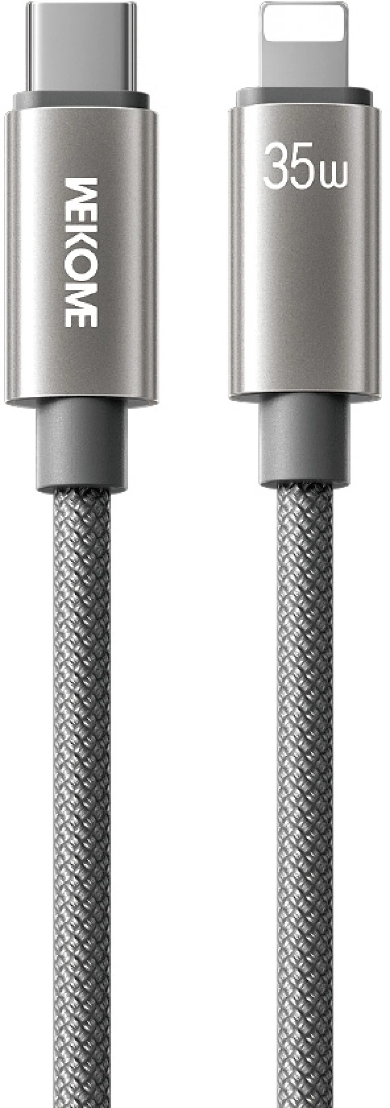 Καλώδιο Φόρτισης WK WDC-65 USB-C σε Lightning PD 35W 1.2m Γκρι