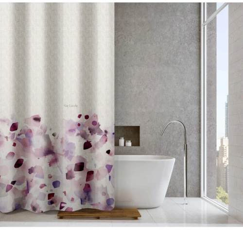 Κουρτίνα Μπάνιου Guy Laroche Carmel Melanze 240x185