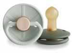 Σετ 2 Πιπίλες Latex FRIGG Little Viking Sage/Olive 0-6 Μηνών