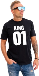 Ανδρική Μπλούζα KING 01 MTT025-Μαύρο