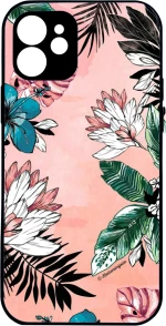 flowers on pink - iPhone 16e