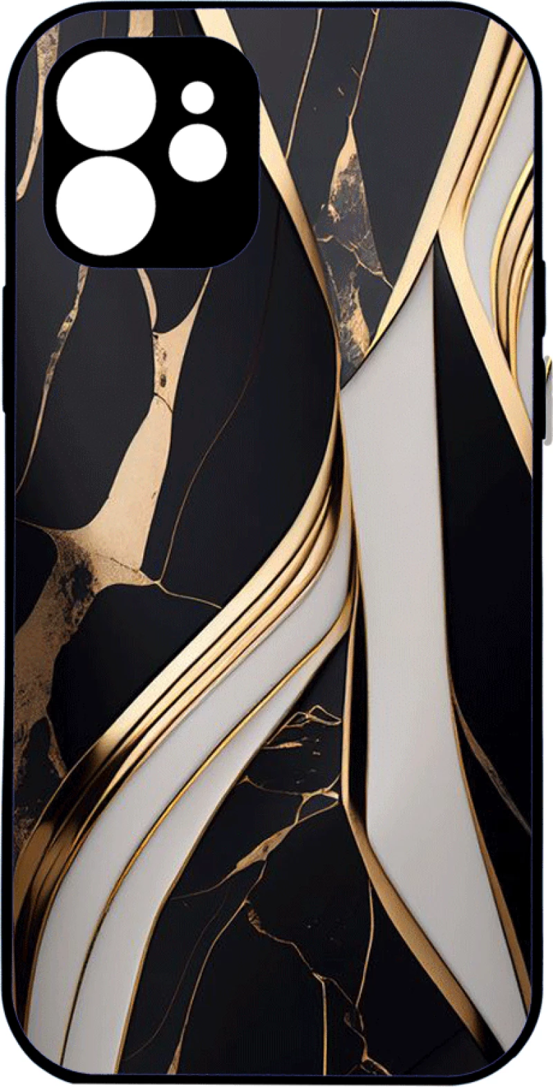 Marblre Black-Gold-White Desing 1 - Motorola Moto G54 5G