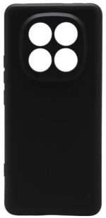 Θήκη TPU Σιλικόνης με Υφασμάτινη Επένδυση για Xiaomi Redmi Note 15 Pro Plus 5G - Μαύρο
