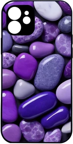 Purple Pebbles - iPhone 12