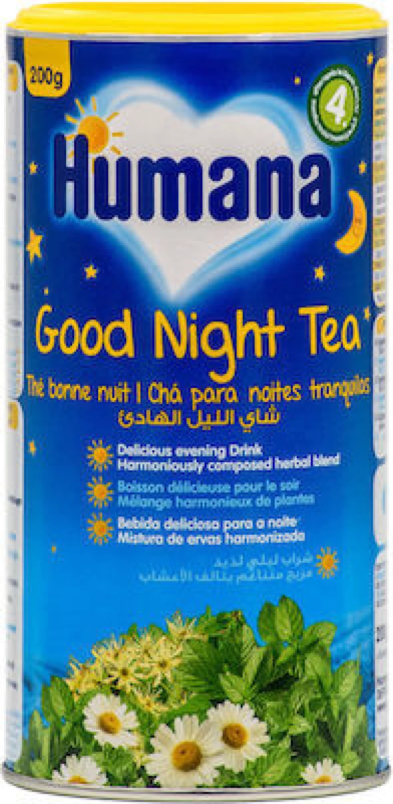 HUMANA Good Night Τσάι Για Ήσυχο Ύπνο 4+ Μηνών 200gr