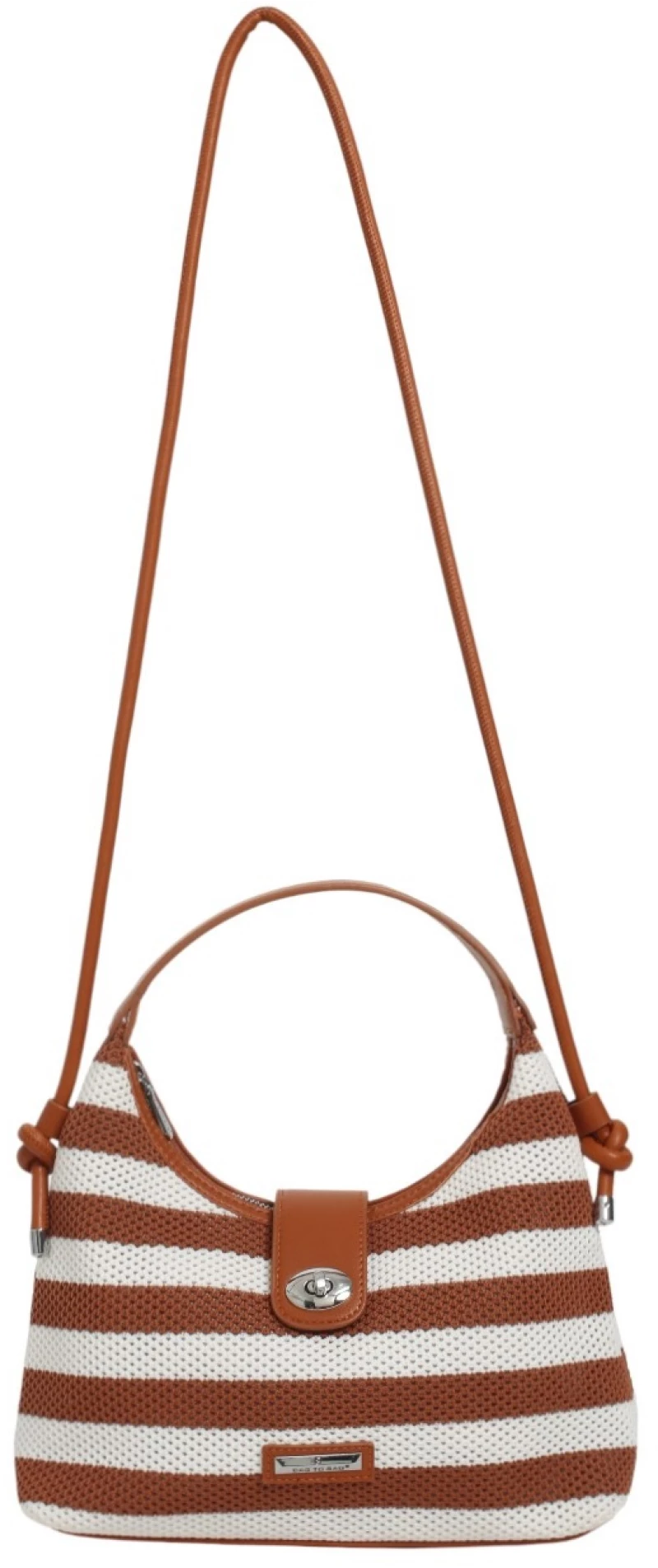 Τσάντα χειρός F2566-2L - Brown Bag to Bag