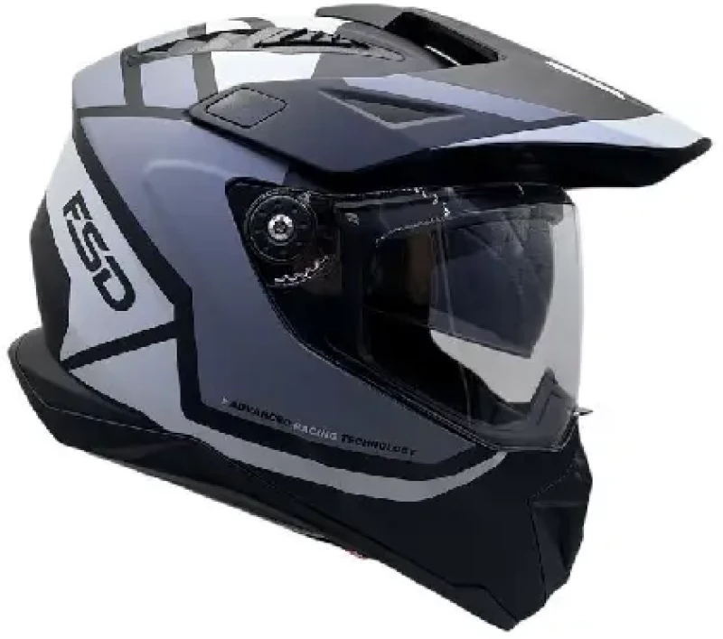 ΚΡΑΝΟΣ FSD 805 FFACE ADVENTURE ΕΣΩΤ ΖΕΛΑΤ ΣΧΕΔΙΟ ΓΚΡΙ ΜΑΥΡΟ ΑΣΠΡΟ 22.06 - S