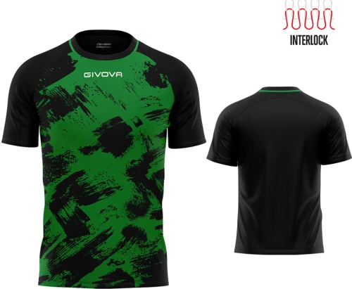 GIVOVA GIVOVA SHIRT ART INERLOCK GREEN/BLK MAC05-1310