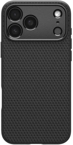 Θήκη iPhone 17 Pro Spigen Liquid Air Ανθεκτική Σιλικόνης - Matte Black (ACS10331)
