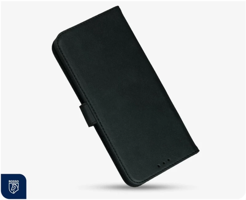 Θήκη Google Pixel 10 / 10 Pro Rosso Deluxe Δερμάτινο Πορτοφόλι - Black (8719246479359)