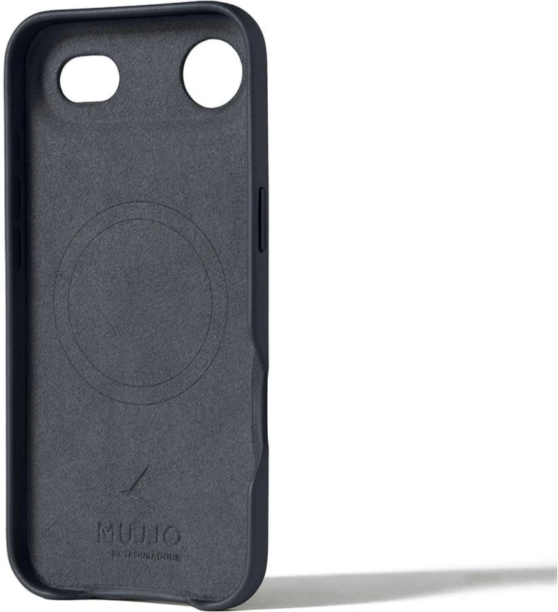 Θήκη iPhone Air MUJJO by Troubadour Full Leather Case Δερμάτινη με MagSafe - Basalt (‎MUJJO-CL-065-BS)