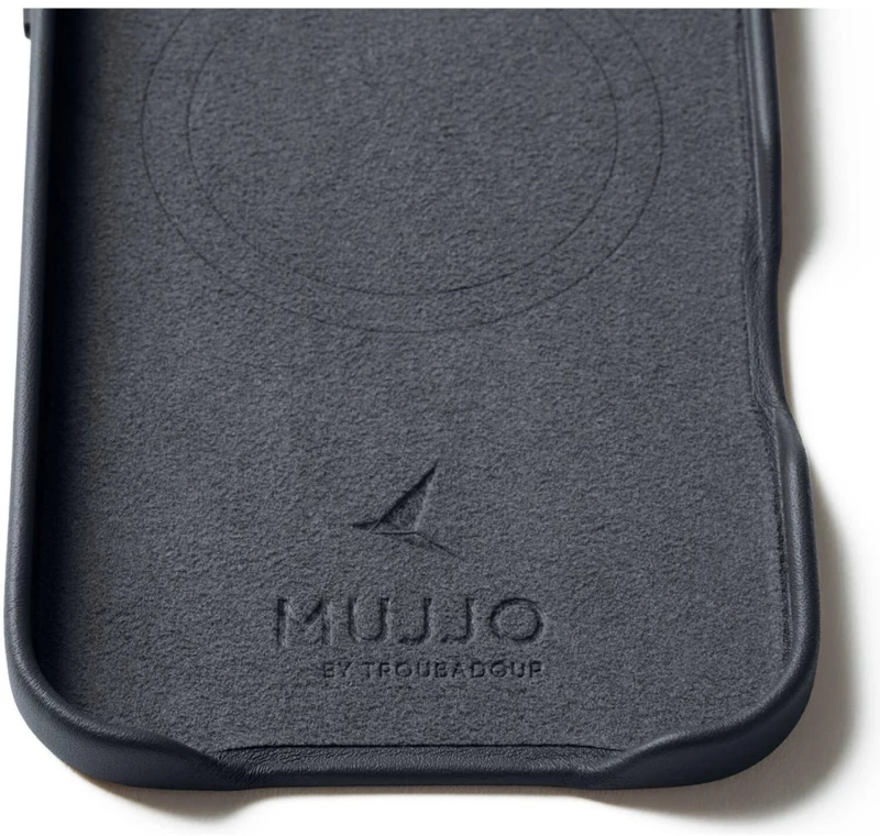 Θήκη iPhone Air MUJJO by Troubadour Full Leather Case Δερμάτινη με MagSafe - Basalt (‎MUJJO-CL-065-BS)