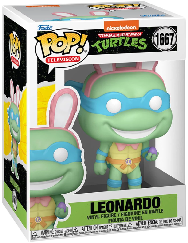 FUNKO POP! TELEVISION: TEENAGE MUTANT NINJA TURTLES EASTER - LEONARDO ΦΙΓΟΥΡΑ ΒΙΝΥΛΙΟΥ 1667 (#099982)