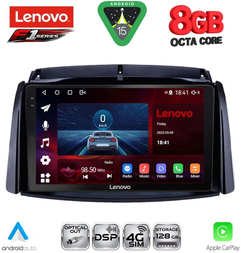 LENOVO SSR 10551_CPA (9inc) MULTIMEDIA TABLET for RENAULT KOLEOS mod. 2006-2016