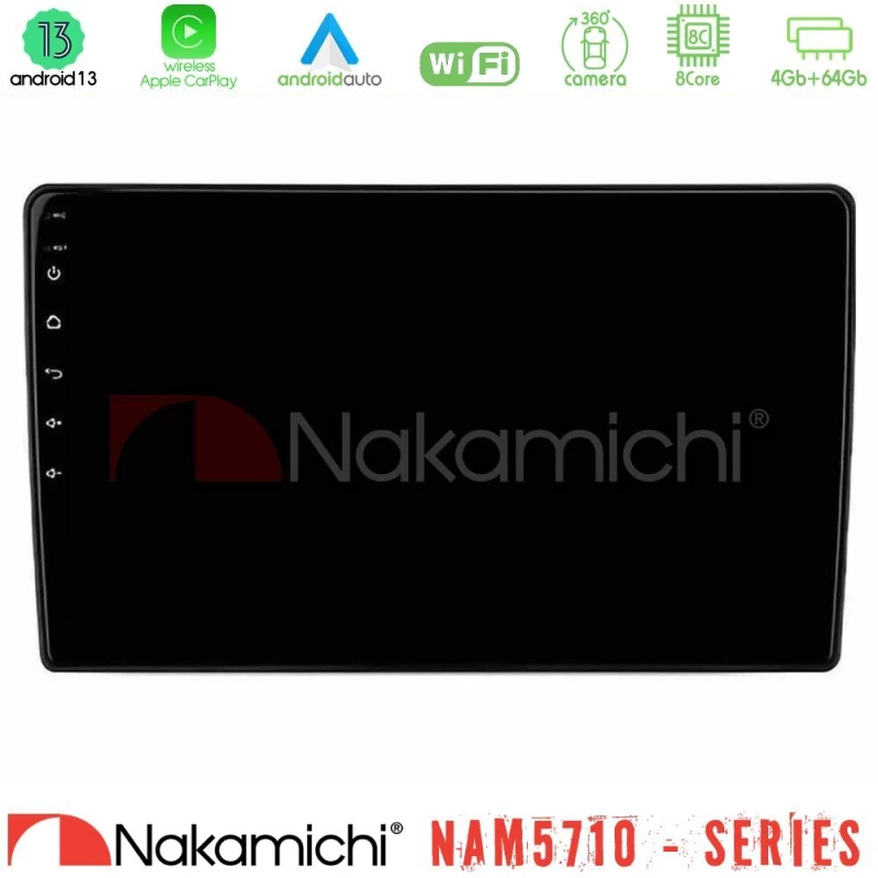 Nakamichi NAM5710 Series 8Core Android13 4+64GB  Alfa Romeo Giulietta 2014-2021 Navigation Multimedia Tablet 10"