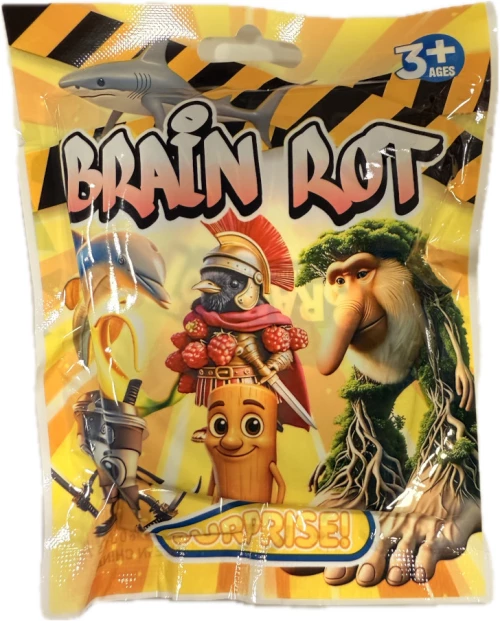Φακελάκι Έκπληξη Brain Rot Κίτρινο