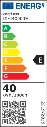 Adeleq Σποτ Ράγας 4 Γραμμών LED 40W Ντιμαριζόμενο 230V 3000K 38 Μοιρών Λευκό 25-4400009